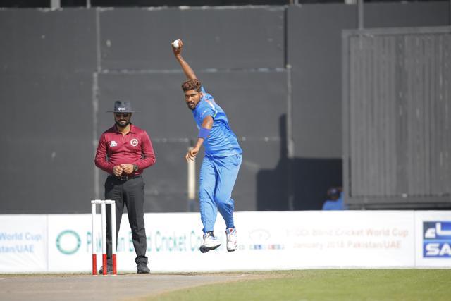 Deepak Malik, 22, is an all-rounder. All members of the team have varying degrees of blindness. Deepak Malik, 22, is an all-rounder. All members of the team have varying degrees of blindness.