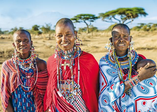 The Masai wear bright colours which stand out against the drabness of the savannah (iStock) The Masai wear bright colours which stand out against the drabness of the savannah (iStock)