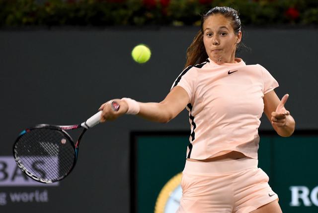 Daria Kasatkina in action versus Venus Williams at the Indian Wells Tennis Garden. (USA TODAY Sports) Daria Kasatkina in action versus Venus Williams at the Indian Wells Tennis Garden. (USA TODAY Sports)