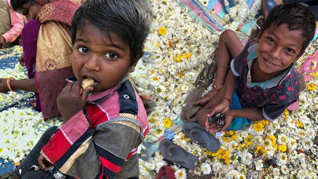 Several kids, as young as five years old, work for about 8-10 hours a day at the Ghazipur Fruit and Flower Market. (Jasjeet Plaha/ HT Photo) Several kids, as young as five years old, work for about 8-10 hours a day at the Ghazipur Fruit and Flower Market. (Jasjeet Plaha/ HT Photo)
