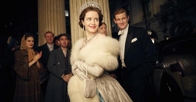 Claire Foy and Matt Smith in a still from The Crown. Claire Foy and Matt Smith in a still from The Crown.