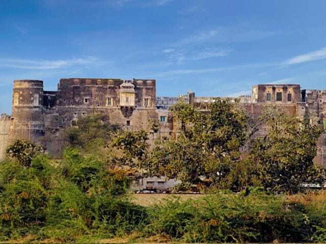 The Meja Fort , 15 km from Bhilwara in Rajasthan. (HT Photo) The Meja Fort , 15 km from Bhilwara in Rajasthan. (HT Photo)
