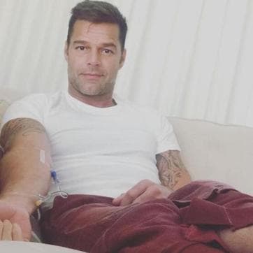 Singer Ricky Martin posted this picture on his social media handle saying he was ‘hooked’. (Facebook/RickyMartinOfficialPage)