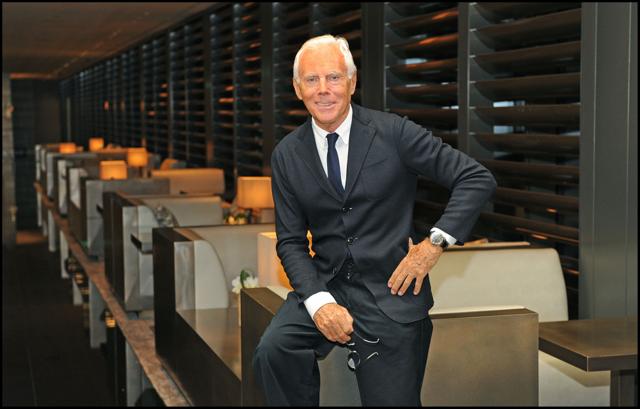 Giorgio Armani. (Shutterstock) Giorgio Armani. (Shutterstock)