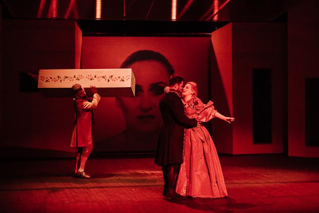 A scene from the Polish play Balladyana, directed by Aleksander Wegierko. A scene from the Polish play Balladyana, directed by Aleksander Wegierko.