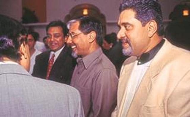 Subhash Chandra (left) and Vijay Mallya.