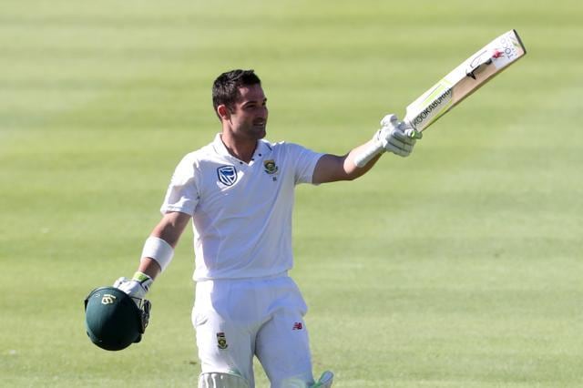 Dean Elgar struck a magnificent century and was given good support by AB de Villiers, who smashed a brilliant 64. (REUTERS) Dean Elgar struck a magnificent century and was given good support by AB de Villiers, who smashed a brilliant 64. (REUTERS)