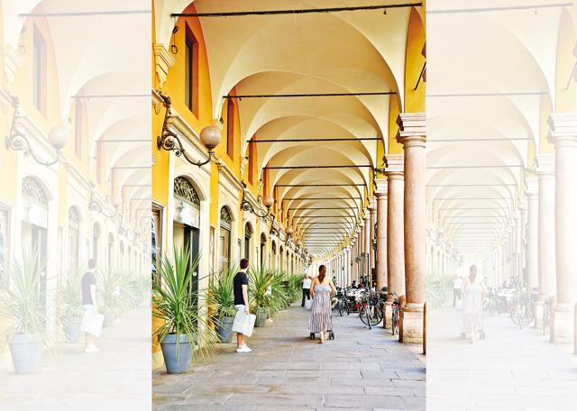 One can spot beautifully designed archways in Modena (Rupali Dean) One can spot beautifully designed archways in Modena (Rupali Dean)