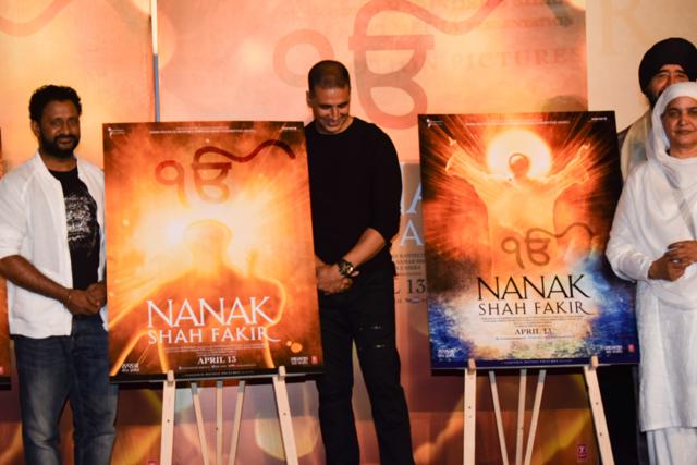 Akshay Kumar at the trailer launch of Nanak Shah Fakir in Mumbai, on March 22. (IANS)