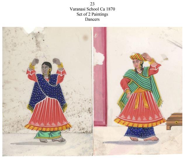 A mica miniature painting from the collection of Maneka Gandhi. A mica miniature painting from the collection of Maneka Gandhi.