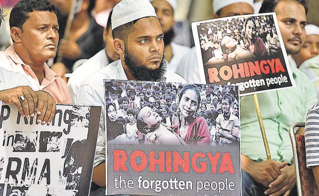 In August 2017, the NHRC issued a notice to the Union Ministry of Home Affairs over the planned deportation of about 40,000 Rohingya immigrants, and asked the ministry to submit a detailed report within four weeks. The Rohingyas, the NHRC had said, “have a fear of persecution once they are pushed back to their native country”. In the past the NHRC has also stood up for the rights of other refugees, such as the Chakmas. (HT File Photo) In August 2017, the NHRC issued a notice to the Union Ministry of Home Affairs over the planned deportation of about 40,000 Rohingya immigrants, and asked the ministry to submit a detailed report within four weeks. The Rohingyas, the NHRC had said, “have a fear of persecution once they are pushed back to their native country”. In the past the NHRC has also stood up for the rights of other refugees, such as the Chakmas. (HT File Photo)