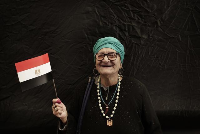 A woman poses for a photo after voting during the first day of the presidential election outside a polling site in Cairo, Egypt on March 26. (AP Photo) A woman poses for a photo after voting during the first day of the presidential election outside a polling site in Cairo, Egypt on March 26. (AP Photo)