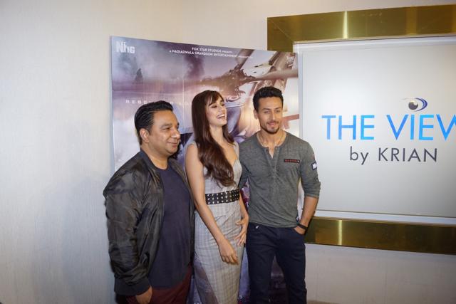 Tiger Shroff, Disha Patani and director Ahmed Khan during a Baaghi 2 promotional programme in Mumbai. (IANS) Tiger Shroff, Disha Patani and director Ahmed Khan during a Baaghi 2 promotional programme in Mumbai. (IANS)