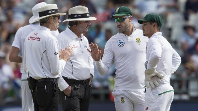 Faf du Plessis was caught twice tampering with the ball in 2013 and 2016 against Pakistan and Australia respectively. (AP) Faf du Plessis was caught twice tampering with the ball in 2013 and 2016 against Pakistan and Australia respectively. (AP)