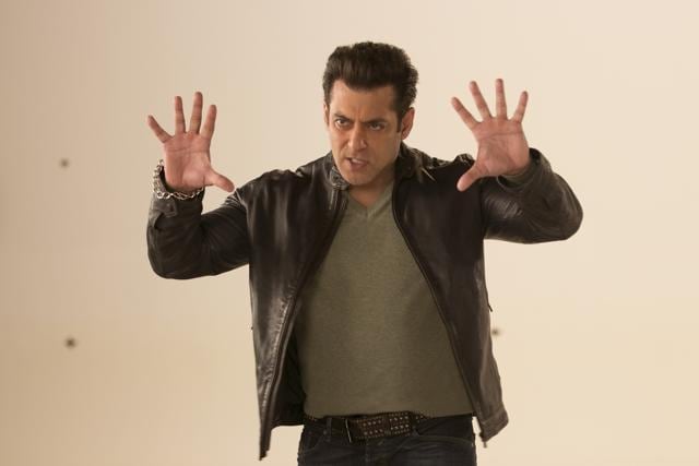 Salman Khan during the shooting of a promo for his upcoming television show 10 Ka Dum in Mumbai. (IANS) Salman Khan during the shooting of a promo for his upcoming television show 10 Ka Dum in Mumbai. (IANS)