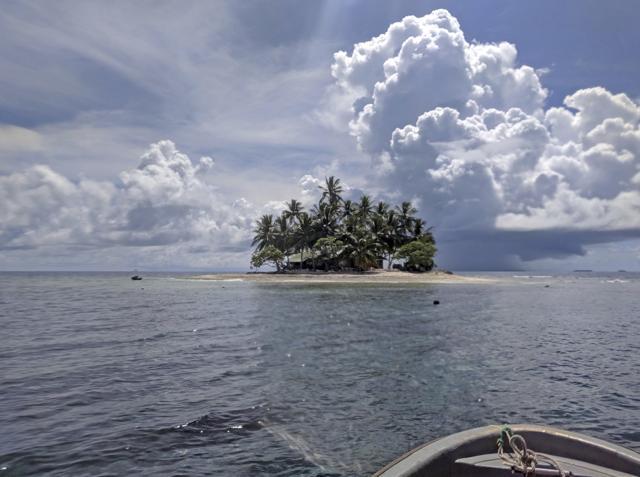 Jeep Island, a private island paradise located in Chuuk, Micronesia. The dive shop at the Truk Blue Lagoon Resort can arrange a stay on Jeep Island, which features unbelievable coral reef snorkeling and shark spotting. (AP) Jeep Island, a private island paradise located in Chuuk, Micronesia. The dive shop at the Truk Blue Lagoon Resort can arrange a stay on Jeep Island, which features unbelievable coral reef snorkeling and shark spotting. (AP)