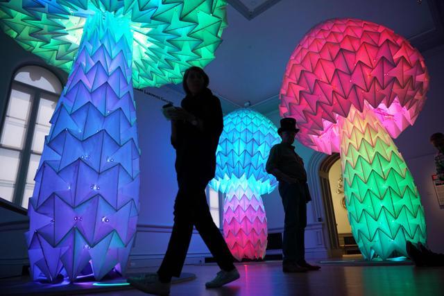 Shrumen Lumen by the Foldhaus Collective. (AFP) Shrumen Lumen by the Foldhaus Collective. (AFP)