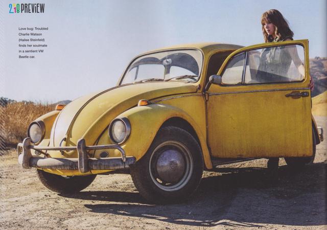 A still from the upcoming Bumblebee: The Movie.
