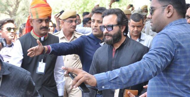 Saif Ali Khan arrives in Jodhpur.