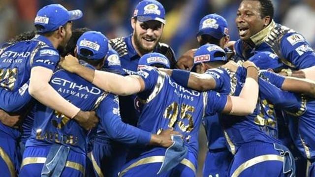 Players of Mumbai Indians celebrate after beating Chennai Super Kings in 2015 IPL Final ((Satish Bate/ Hindustan Times)) Players of Mumbai Indians celebrate after beating Chennai Super Kings in 2015 IPL Final ((Satish Bate/ Hindustan Times))
