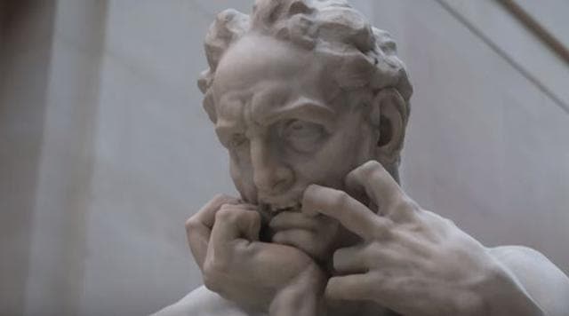A statue at the Metropolitan Museum of Art. (Youtube)