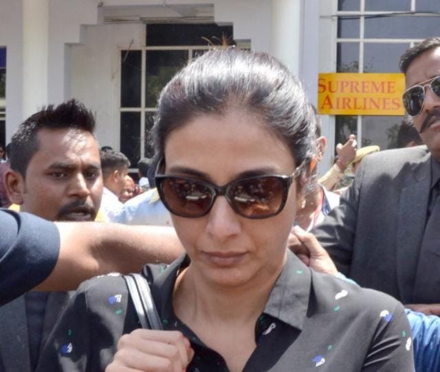 Tabu arrives to appear before Jodhpur's Chief Judicial Magistrate (CJM) Rural Court in connection with the hearing in black buck poaching case. (IANS) Tabu arrives to appear before Jodhpur's Chief Judicial Magistrate (CJM) Rural Court in connection with the hearing in black buck poaching case. (IANS)
