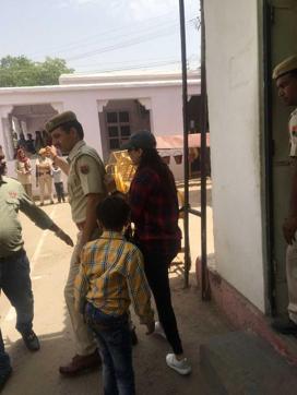 Actress Preity Zinta at Jodhpur Central Jail on Friday to meet Salman Khan. (HT photo) Actress Preity Zinta at Jodhpur Central Jail on Friday to meet Salman Khan. (HT photo)