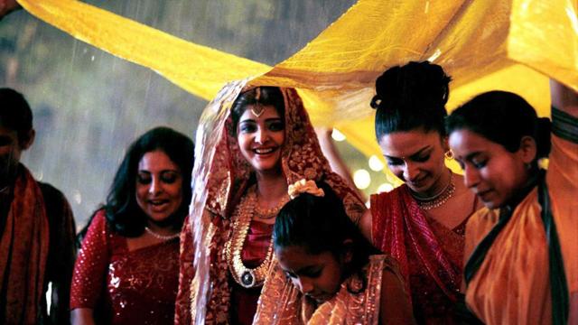 The moment everyone had been waiting for - even the idiot - in Monsoon Wedding. The moment everyone had been waiting for - even the idiot - in Monsoon Wedding.
