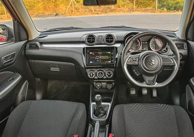 The front seats in the new car are even better with a bit more generous bolstering all around and a slightly lower position, but visibility even for short drivers is superb all the same