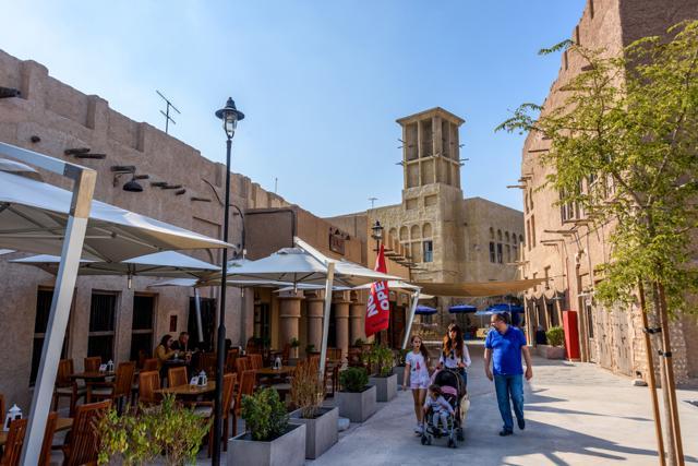 A walking food street in Dubai. (Shutterstock) A walking food street in Dubai. (Shutterstock)