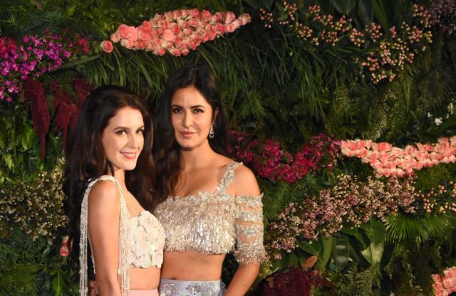 Isabelle Kaif (L) will make her debut in Time To Dance.