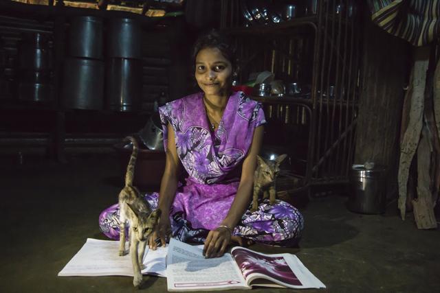 Aarti, a Wali girl, lives at Chunapada inside Sanjay Gandhi National Park. (Photos: Aslam Saiyad) Aarti, a Wali girl, lives at Chunapada inside Sanjay Gandhi National Park. (Photos: Aslam Saiyad)