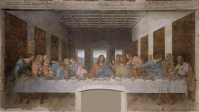 Leonardo Da Vinci’s The Last Supper (Wikimedia Commons) Leonardo Da Vinci’s The Last Supper (Wikimedia Commons)