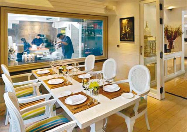 The meal at Gaggan restaurant in Bangkok is a cheerful and joyous experience