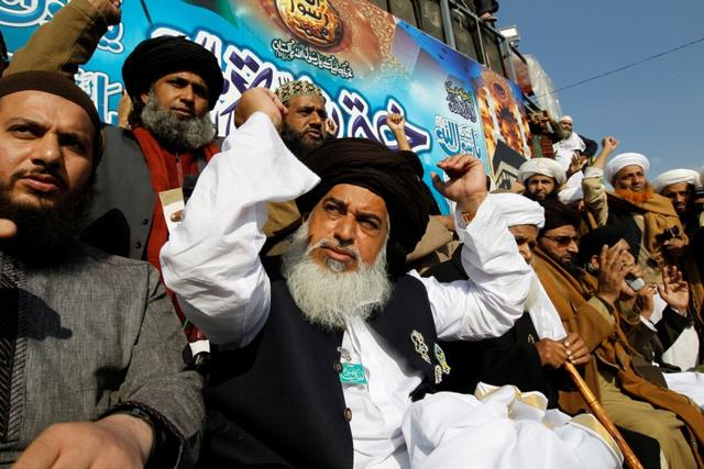 Khadim Rizvi heads the Tehreek Labbeik party, which has made enforcement of the controversial blasphemy law a central plank in its campaign. (Reuters) Khadim Rizvi heads the Tehreek Labbeik party, which has made enforcement of the controversial blasphemy law a central plank in its campaign. (Reuters)
