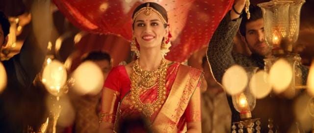 Manushi Chillar in a still from the video.