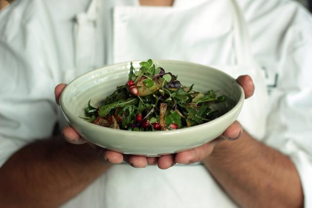 NicoCaara’s tapas-style menu offers dishes that depend on fresh and seasonal produce. (Shivam Saxena/HT Photo)