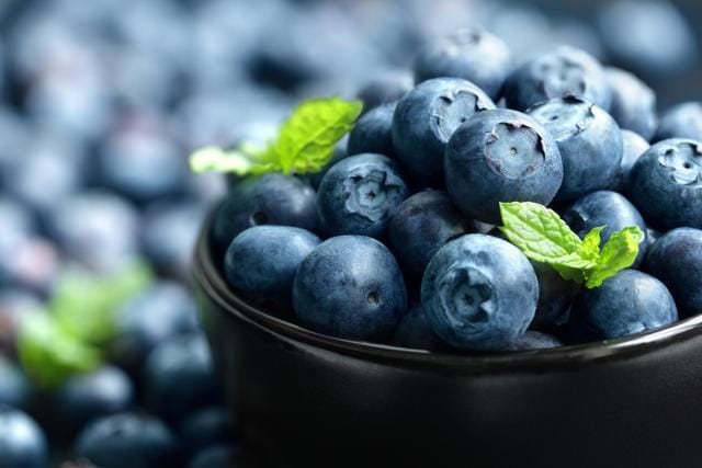 Blueberries are good for skin regeneration. (Shutterstock) Blueberries are good for skin regeneration. (Shutterstock)