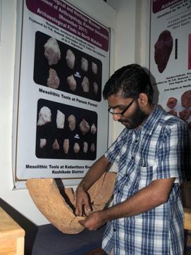 Getting permission for a dig can take so long, that Ramesh NK sometimes prefers solo exploration of the surface area, which does not require permisison. ‘I value every feather and tiny shard of pottery,’ he says. ‘And it drives me crazy when people make archaeological finds by accident.’ Getting permission for a dig can take so long, that Ramesh NK sometimes prefers solo exploration of the surface area, which does not require permisison. ‘I value every feather and tiny shard of pottery,’ he says. ‘And it drives me crazy when people make archaeological finds by accident.’