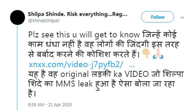 Hina Khan Xxx Daunlod - Shilpa Shinde shares adult video on Twitter, Hina Khan leads Twitter in  slamming her - Hindustan Times