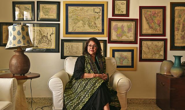 Rakhi Sarkar, founder and director of the Centre for International Modern Art, is the spirit behind the Art Mela. (Anushree Fadnavis/HT Photo)