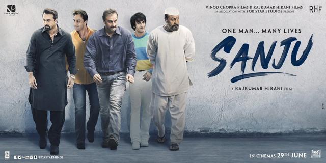 Ranbir Kapoor plays Sanjay Dutt in Rajkumar Hirani’s biopic on the actor. Ranbir Kapoor plays Sanjay Dutt in Rajkumar Hirani’s biopic on the actor.