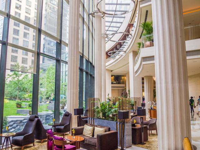 The lobby at the Regent hotel in Beijing. (Shutterstock) The lobby at the Regent hotel in Beijing. (Shutterstock)