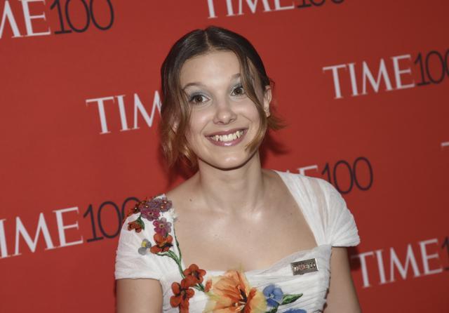 Millie Bobby Brown attends the Time 100 Gala. (Evan Agostini/Invision/AP) Millie Bobby Brown attends the Time 100 Gala. (Evan Agostini/Invision/AP)