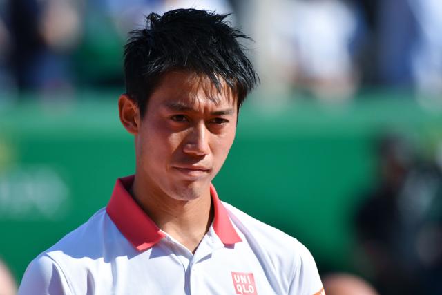 Japan's Kei Nishikori retired from his Barcelona Open match due to injury. (AFP) Japan's Kei Nishikori retired from his Barcelona Open match due to injury. (AFP)