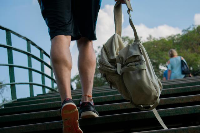 Take the stairs wherever possible. (Shutterstock) Take the stairs wherever possible. (Shutterstock)