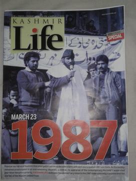 Meraj-ud-din’s ’s archive was used extensively for an anniversary issue dedicated to the 1987 elections in Srinagar-based magazine Kashmir Life in 2016. (File photo) Meraj-ud-din’s ’s archive was used extensively for an anniversary issue dedicated to the 1987 elections in Srinagar-based magazine Kashmir Life in 2016. (File photo)