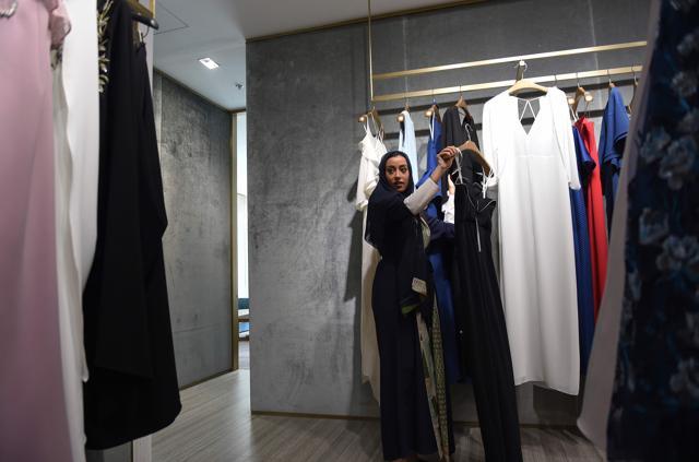 Princess Noura bint Faisal Al-Saud shops in the al-Faisaliyah mall in the Saudi capital of Riyadh. (AFP) Princess Noura bint Faisal Al-Saud shops in the al-Faisaliyah mall in the Saudi capital of Riyadh. (AFP)