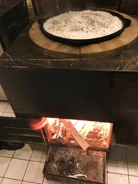 The plov being cooked to perfection in the kitchen at Hyatt Regency Tashkent The plov being cooked to perfection in the kitchen at Hyatt Regency Tashkent