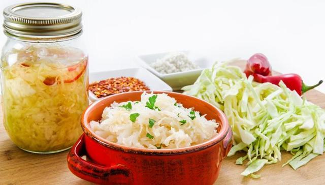 Fermented cabbage sauerkraut. (iStock) Fermented cabbage sauerkraut. (iStock)